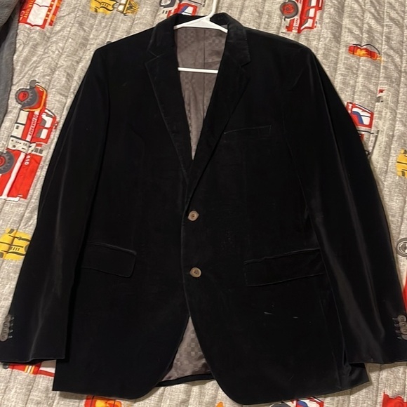 Tuxedo jacket Hugo boss black cotton like new . - Picture 4 of 10